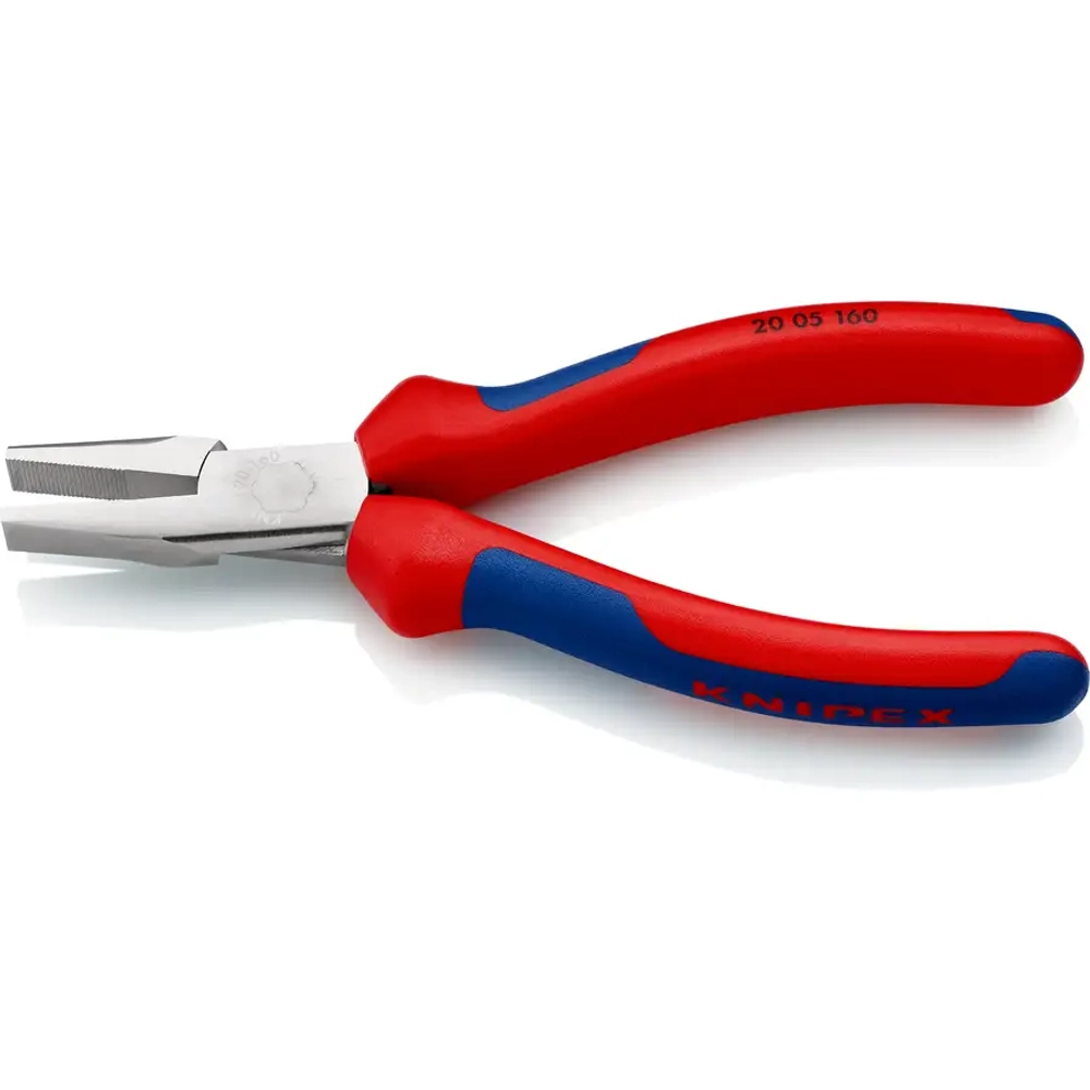 Плоскогубцы с гладкими губками хромированные 160 мм Knipex 20 05 160