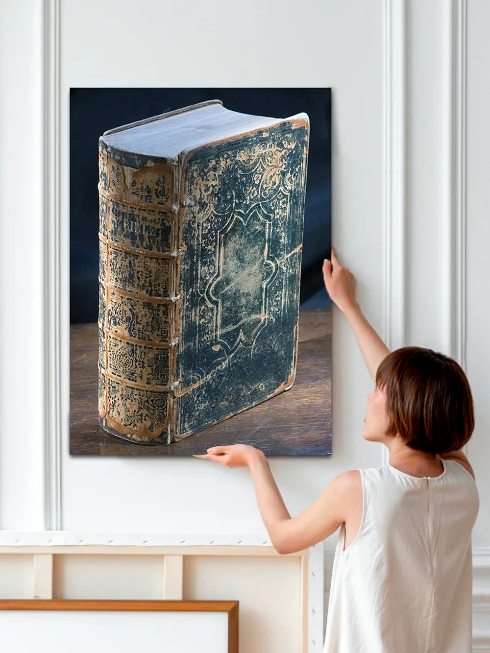 Картина "Старинная книга", на стену 50х70см 1шт.
