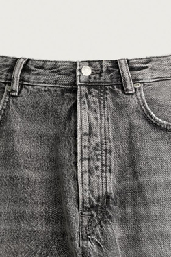 ZARA ДЖИНСЫ LOOSE FIT, МЯГКИЙ СЕРЫЙ