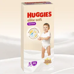 Трусики Huggies Elite Soft 5 (12-17 кг) 50 шт.