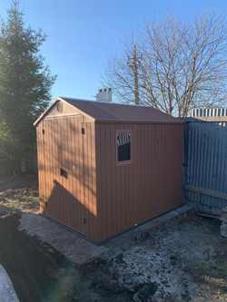 Пластиковый сарай Keter Darwin 6x8 brown