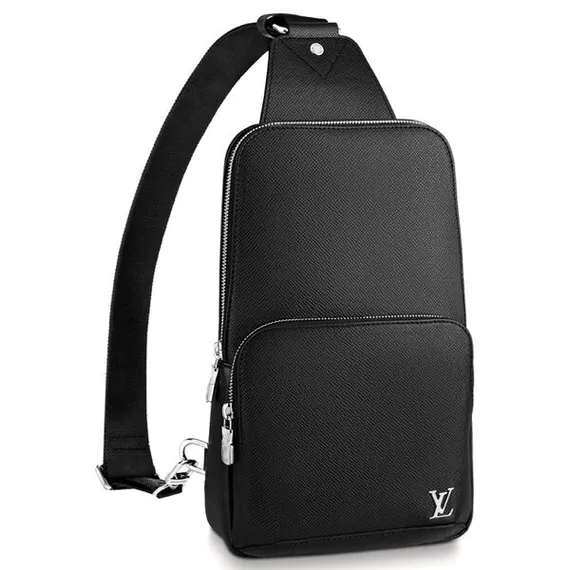Сумка-слинг Louis Vuitton Avenue LV кожа Taiga Black