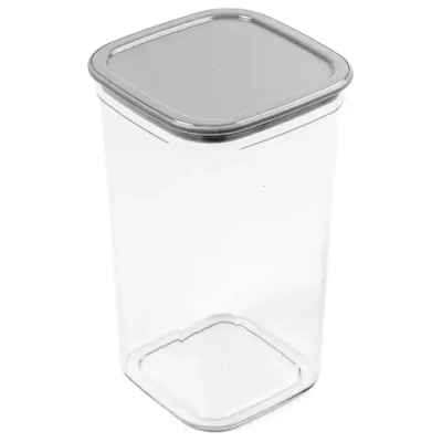 Контейнер для сыпучих продуктов Смарт 1,3л пыльно-серый С414ПСЕР