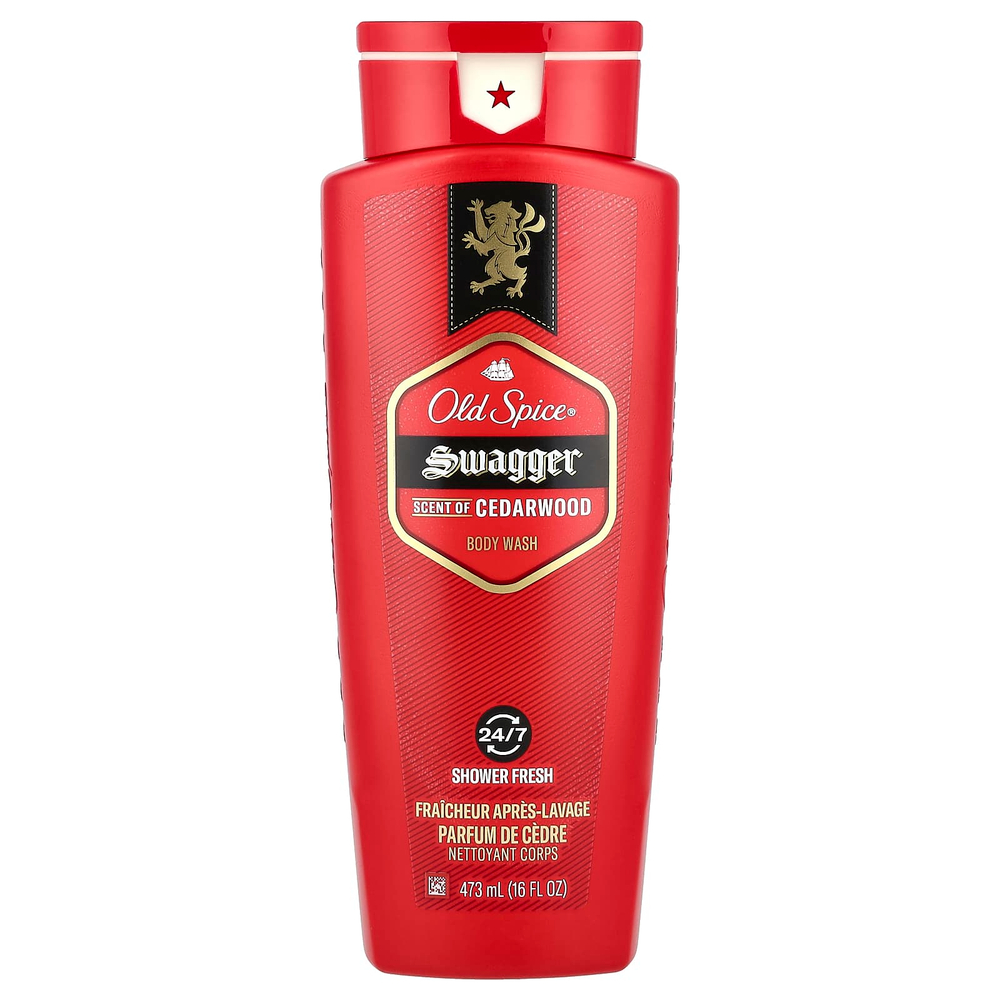 Old Spice, Swagger, гель для душа, кедр, 473 мл (16 жидк. Унций)