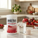 NaturesPlus, Spiru-Tein®, протеиновый порошок, со вкусом экзотических красных фруктов, 504 г (1,1 фунта)