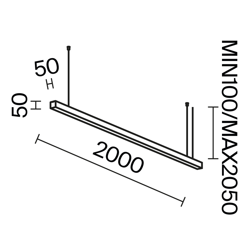 Линейный светильник Technical LL312024