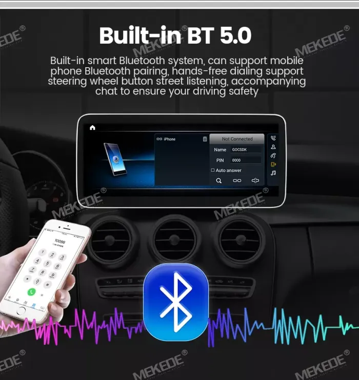 Магнитола для Mercedes-Benz X-класс (X470) 2017-2018 NTG 5.0/5.1 - RDL-7715 монитор 12.3" на Android 13, Быстрая, CarPlay, 4G SIM-слот