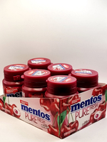 Mentos жевательная резинка Pure fresh Вишня, без сахара, (54х6) 324 г
