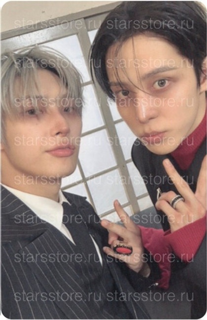 Фотокарта Mingi & Yunho ATEEZ - GOLDEN HOUR : Part.5 (SOUNDWAVE)