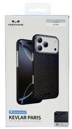 Накладка для i-Phone 17 Pro Keephone Kevlar Paris MagSnap черный