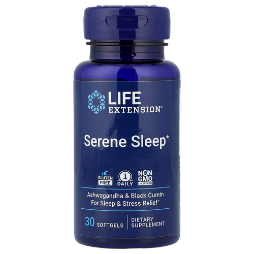 Life Extension, Serene Sleep, 30 мягких таблеток