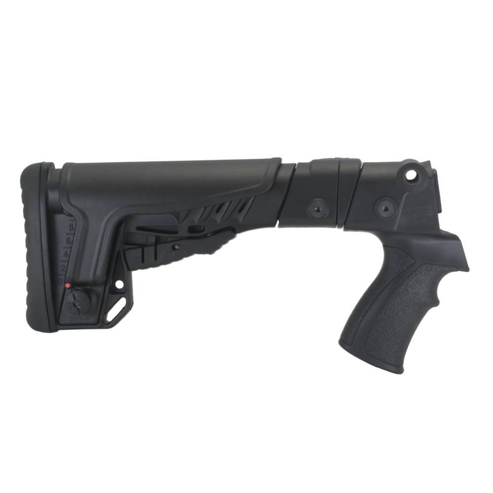 Телескопический приклад Бекас 12, 16, DLG Tactical. Черный