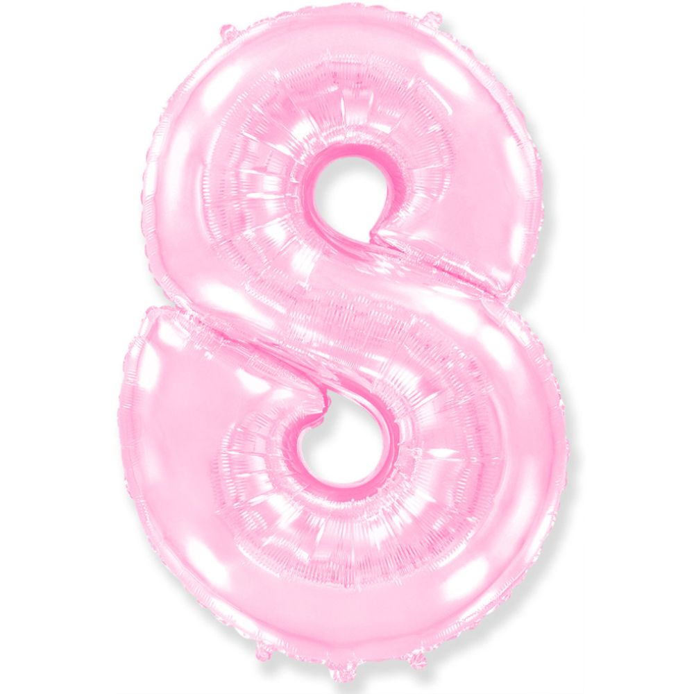 Цифра "8" розовый