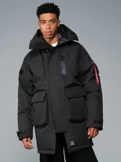 Пуховик мужской ALPHA INDUSTRIES SERGEANT LONG RELAXED FIT PUFFER