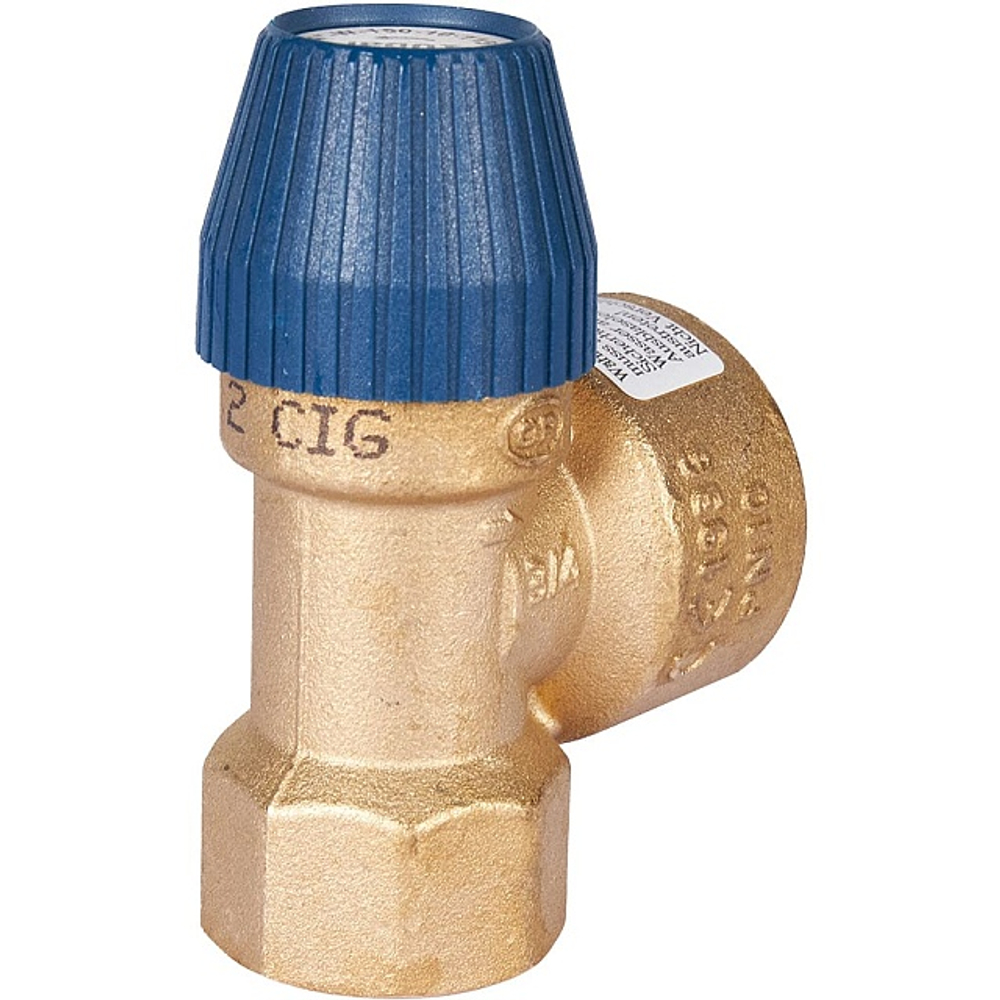 Клапан предохранительный STOUT - 3/4", сброс 1" (ВР/ВР, Рн 10 бар)