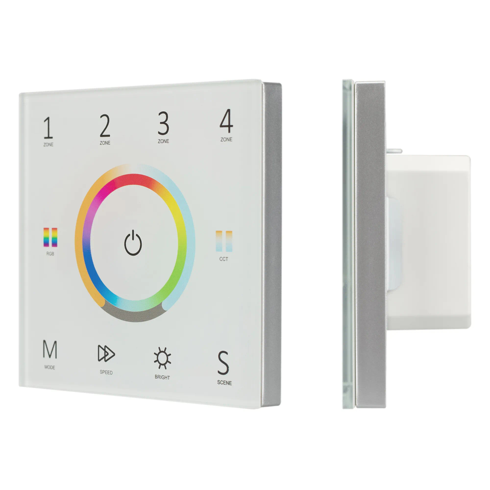 Панель Sens SMART-P67-MULTI White (230V, 4 зоны, 2.4G) (Arlight, IP20 Пластик, 5 лет) 028321