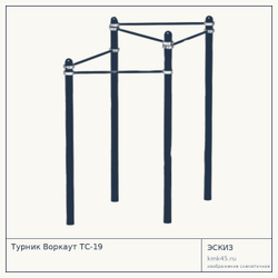 Турник Воркаут ТС-19 — от 30 000 ₽