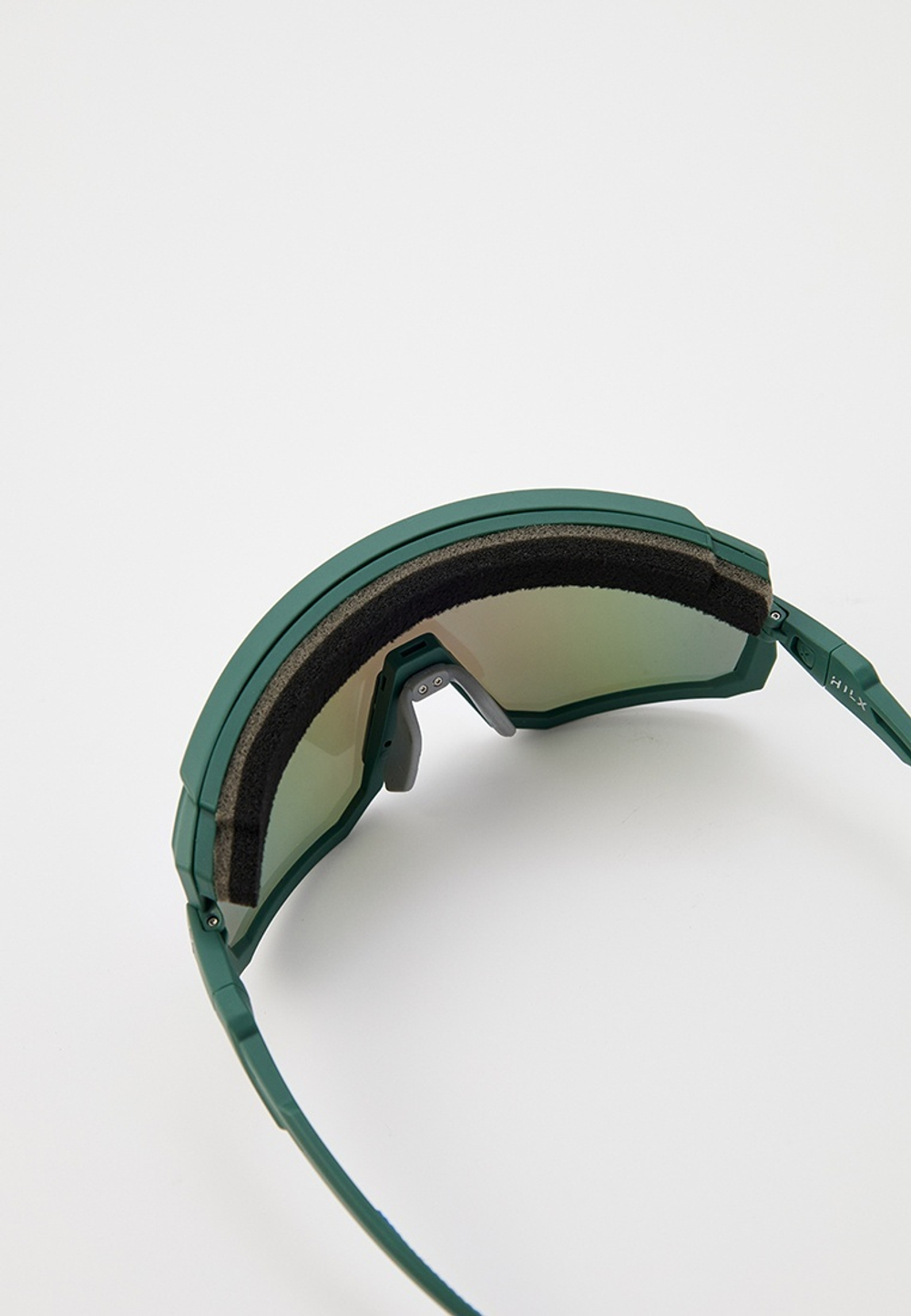Спортивные очки с диоптриями HILX Samurai / Matt Solid Seaweed Green / Green Polarized Lens + Clear Lens