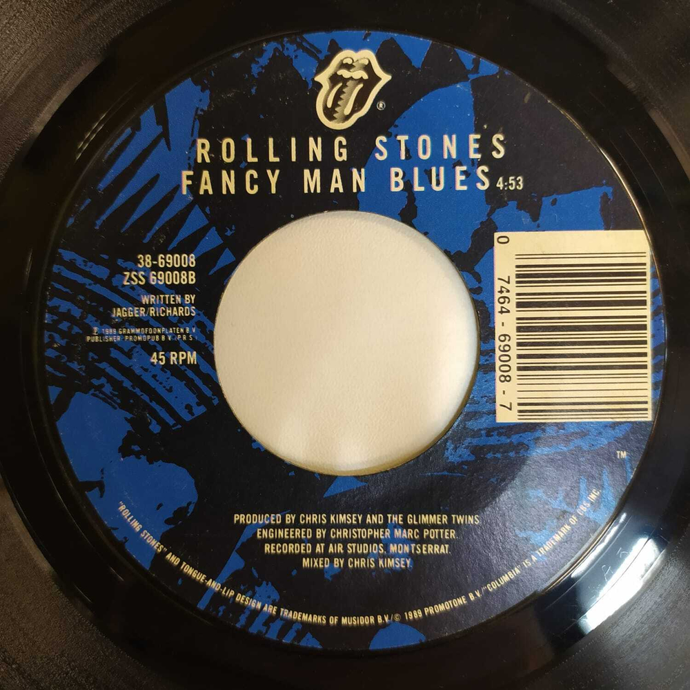 Rolling Stones - Mixed Emotions (США 1989г.) 7", 45 RPM, Single, Translucent
