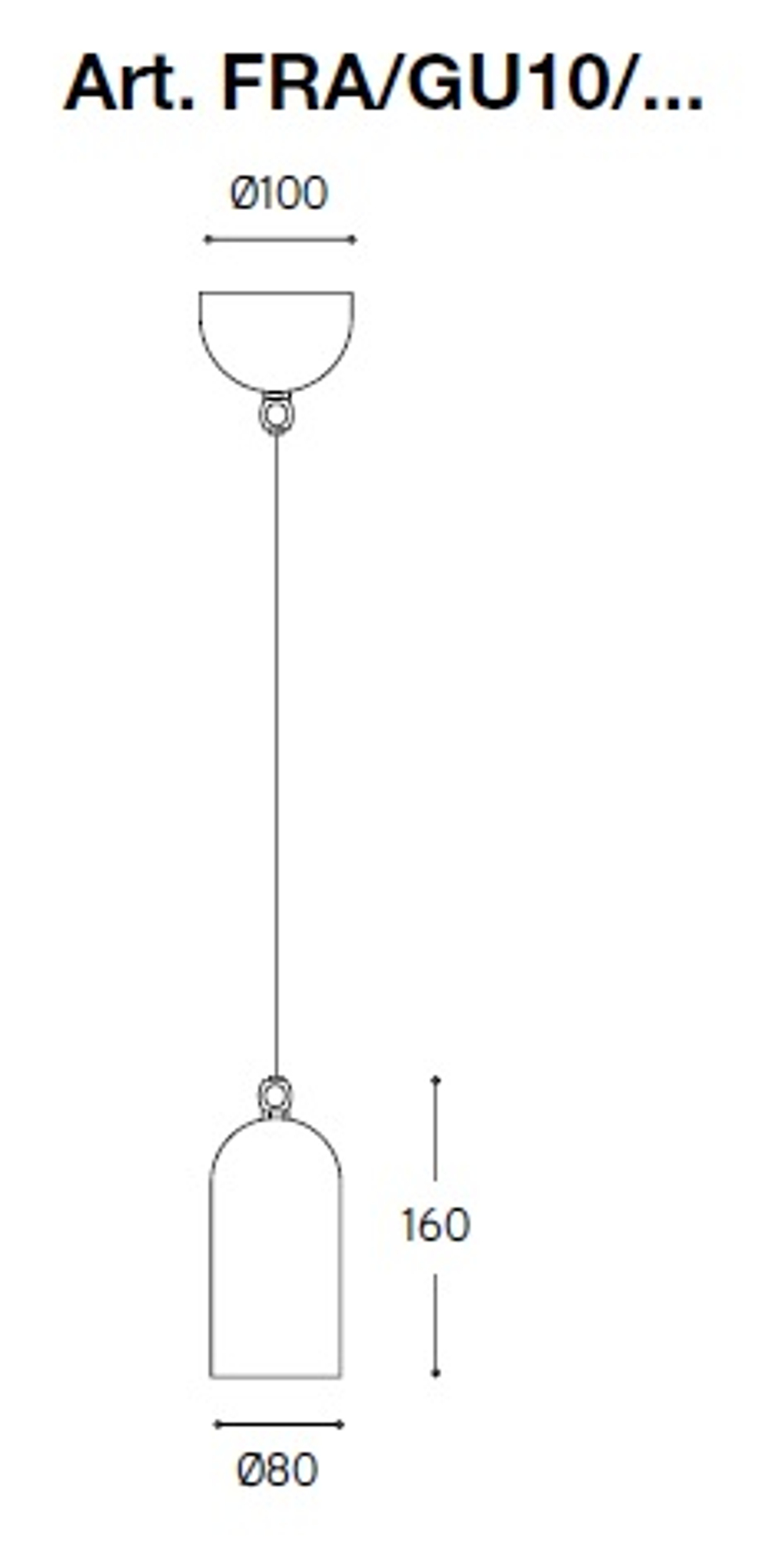 Frasca indoor FRA/GU10/DB