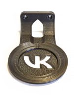 Полка настенная для умной колонки VK капсулы мини, 3D печать, серая