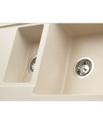 Кухонная мойка Kuppersberg MODENA 1,5B2D ECRU фото 3