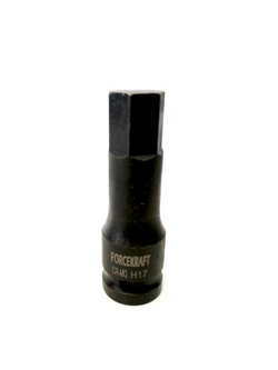 Головка-бита 6-гранная ударная 17мм,1/2'' FORCEKRAFT FK-24407817MPB