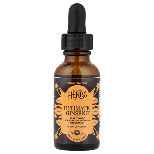 Herbs Etc., Ultimate Ginseng™, 30 мл (1 жидк. унция)