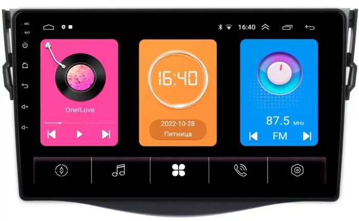Магнитола для Toyota RAV4 30 2005-2012, Vanguard - GT9-9086 на Android 10