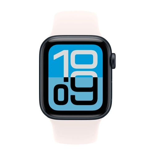 Умные часы Apple Watch SE 3 (2025) GPS, 40mm, Midnight Aluminium Case with Light Blush Sport Band, S/M