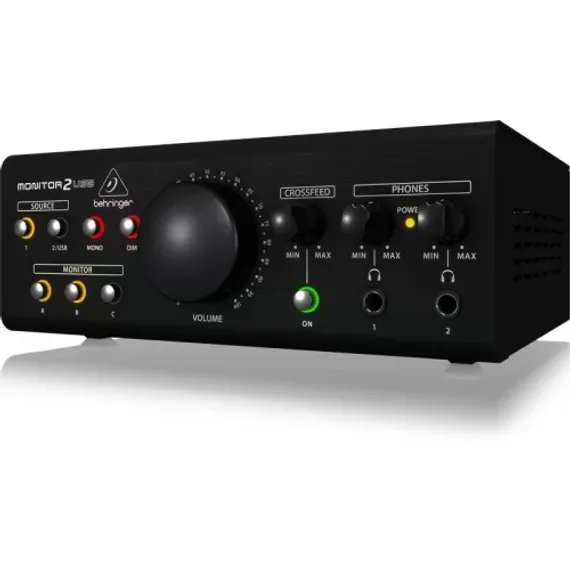 Behringer MONITOR2USB – мониторный контроллер, 3 выхода на мониторы