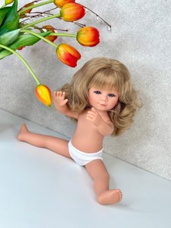 Кукла для девочки виниловая 34см Мариета без одежды (022230W)