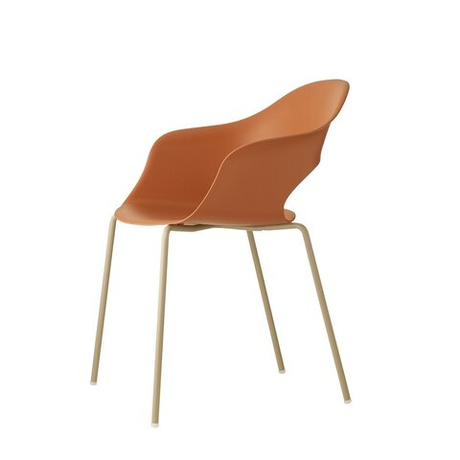 Кресло пластиковое Scab Design Lady B, тортора, терракотовый