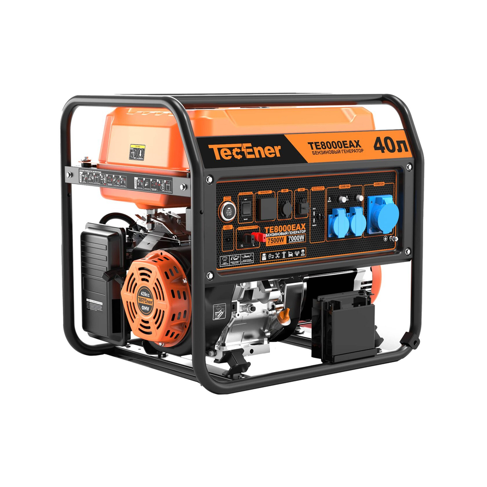 Бензиновый генератор TecEner TE8000EAX