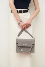 СУМКА «QUIET LUXURY» СЕРЫЙ