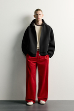 КУРТКА С КАПЮШОНОМ RELAXED FIT — ZARA