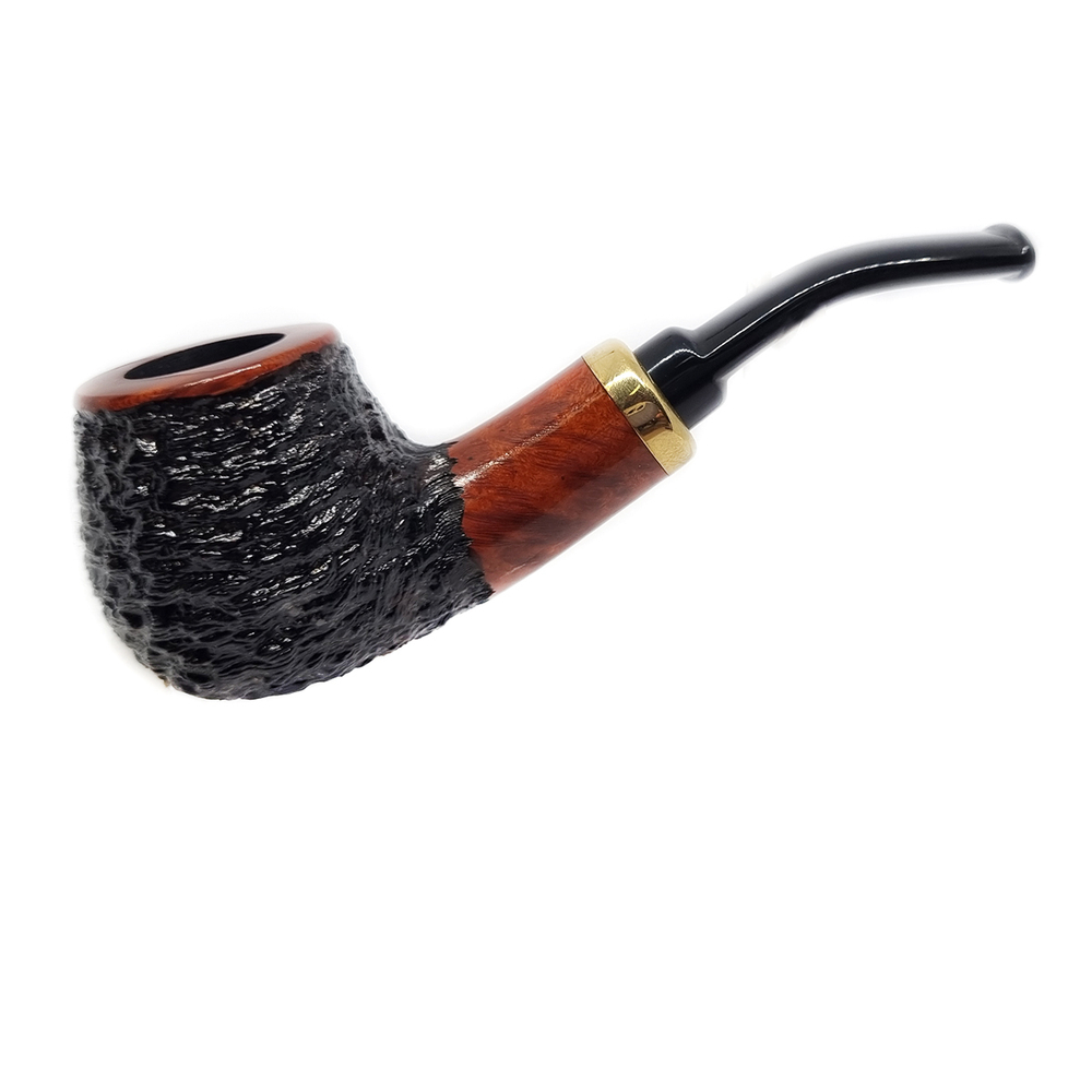 Трубка "Mr. Brog" Бриар №132 Rubel Коричневый рустик (Охладитель)