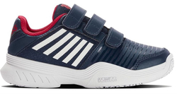 Juniorskie buty tenisowe K-Swiss Court Express Strap Omni JR - blue opal/white/lollipop