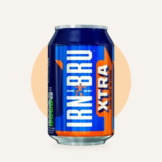 IRN-BRU Xtra 330 мл — банка, вид в магазине OH MY GEEK