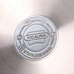 Кастрюля из нержавеющей стали VICALINA 3,7л, индукция, VL-1074