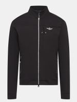 Кофта на молнии муж. AERONAUTICA 1706 черный неон