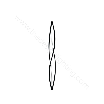 Pendant design lamp  In The Wind by Nemo (vertical/Black)