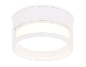 Накладной точечный светильник 1*GX53 TN5505 SWH/CL белый песок/прозрачный GX53 Acrylic tech Ambrella