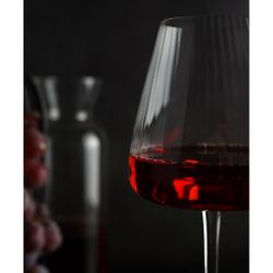 Бокал для вина 550 мл "Zie Optical" d 10,1/6,2 см h28 см оптические грани P.L. - BarWare [4]