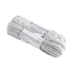Тесьма отделочная металлизированная Корона 15 мм / 20 метров, под серебро/silver, Blitz