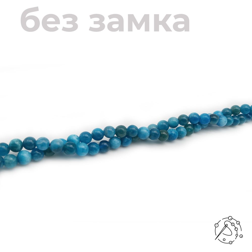 Нить бусин из апатита 6 мм