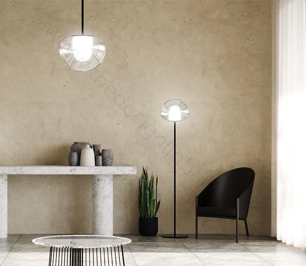 Pendant design lamp  Thea by FontanaArte