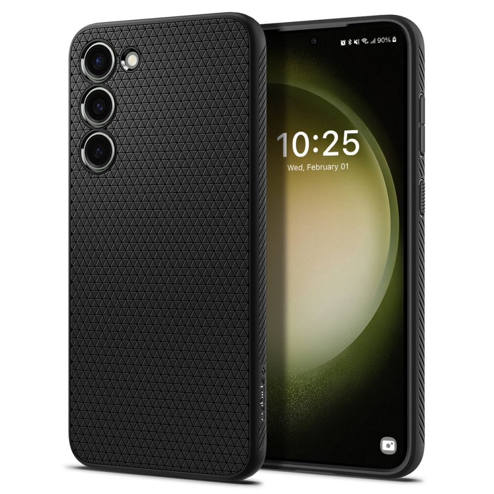 Чехол Spigen LIQUID AIR GALAXY S23 MATTE BLACK