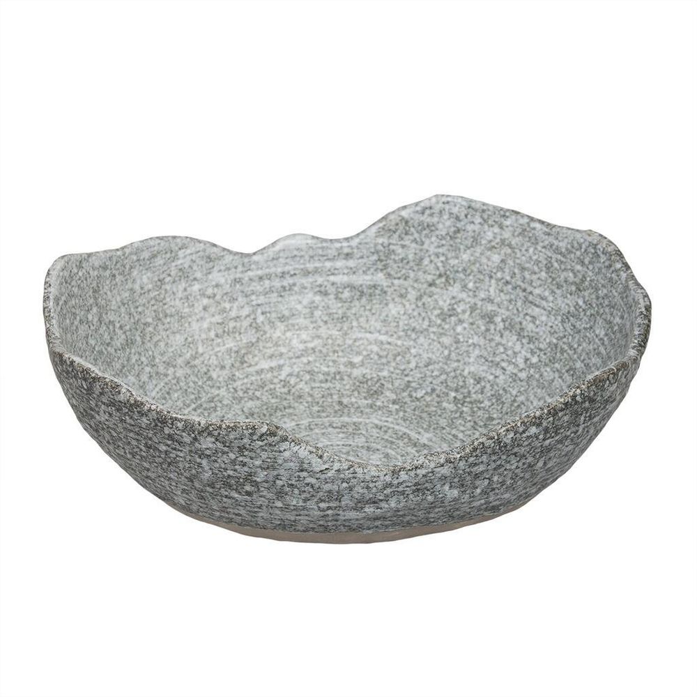 Салатник 1000 мл 22,9*18,2 см h7,7 см Wave Up Stone Crush Untouched Taiga P.L. [1]
