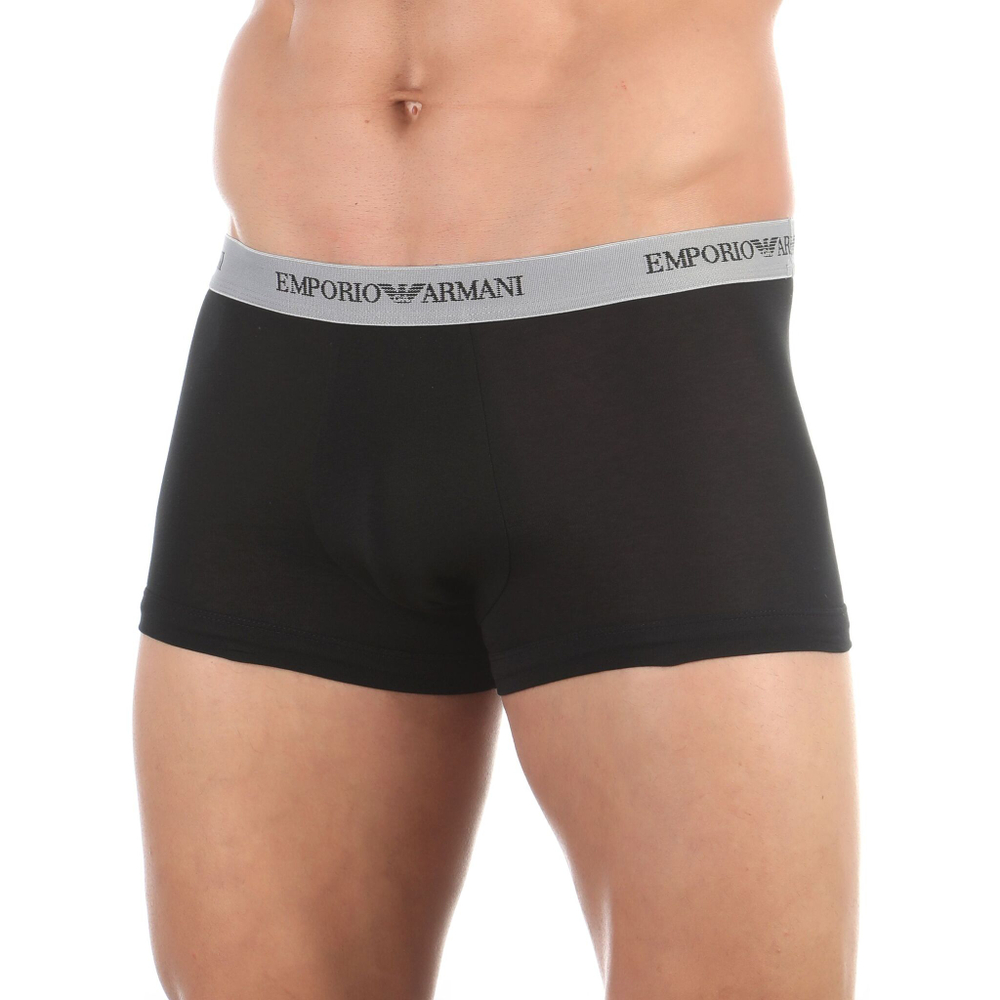 Набор из 3 черных мужских трусов-боксеров Emporio Armani (Размер: M) (Цвет: черный)